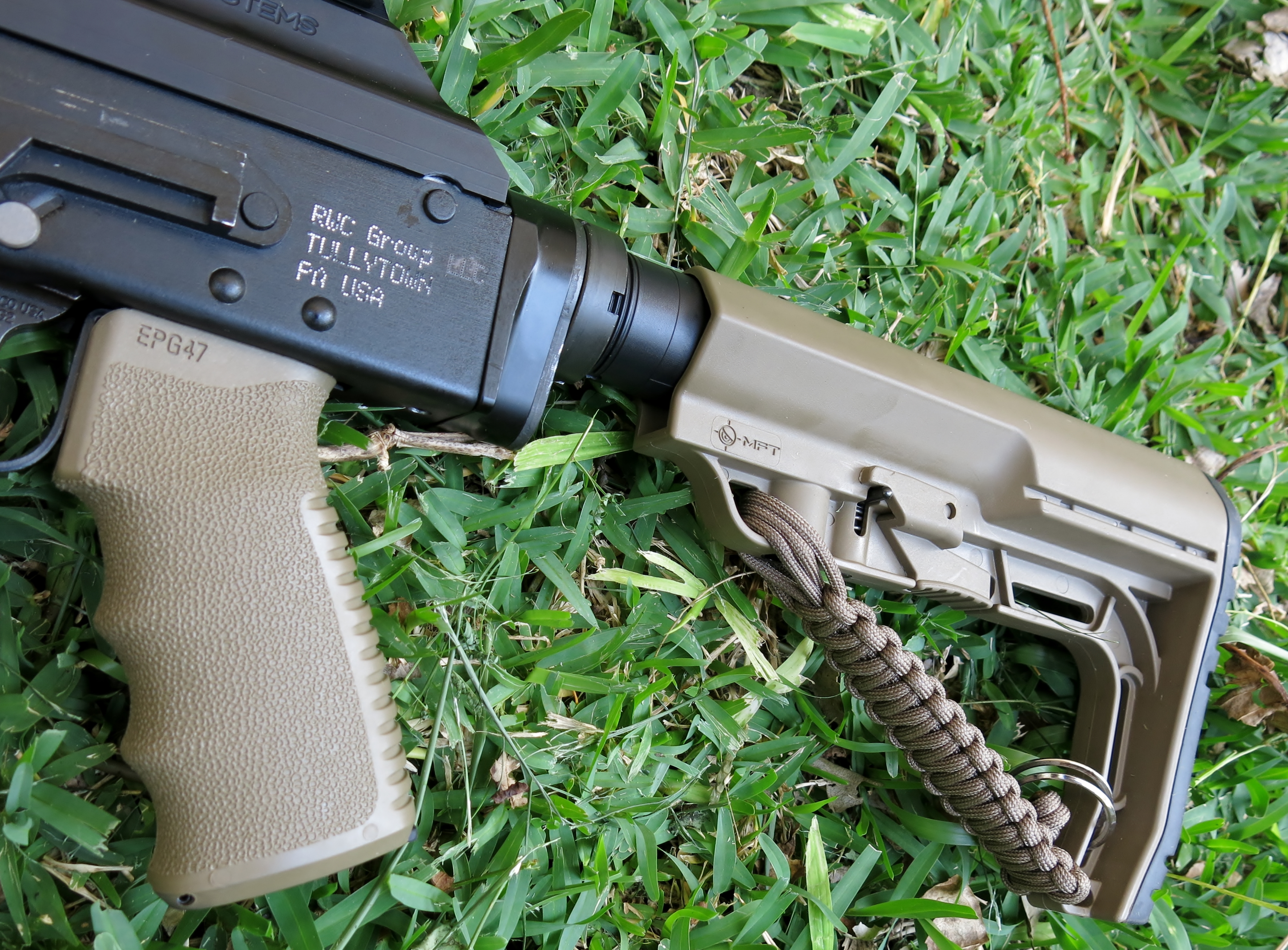 Mission First Tactical pistol grip is designed to mimic the ergonomics of a...